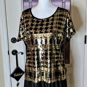 👗 Michael Kors Sequin Top